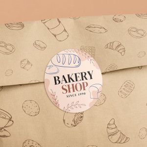 Naklejki z logo firmy